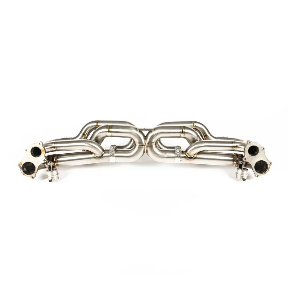 JCR | Porsche 718 GT4 / SPYDER / GTS 4.0 TITANIUM VALVED RACE PIPE (NON SILENCED)
