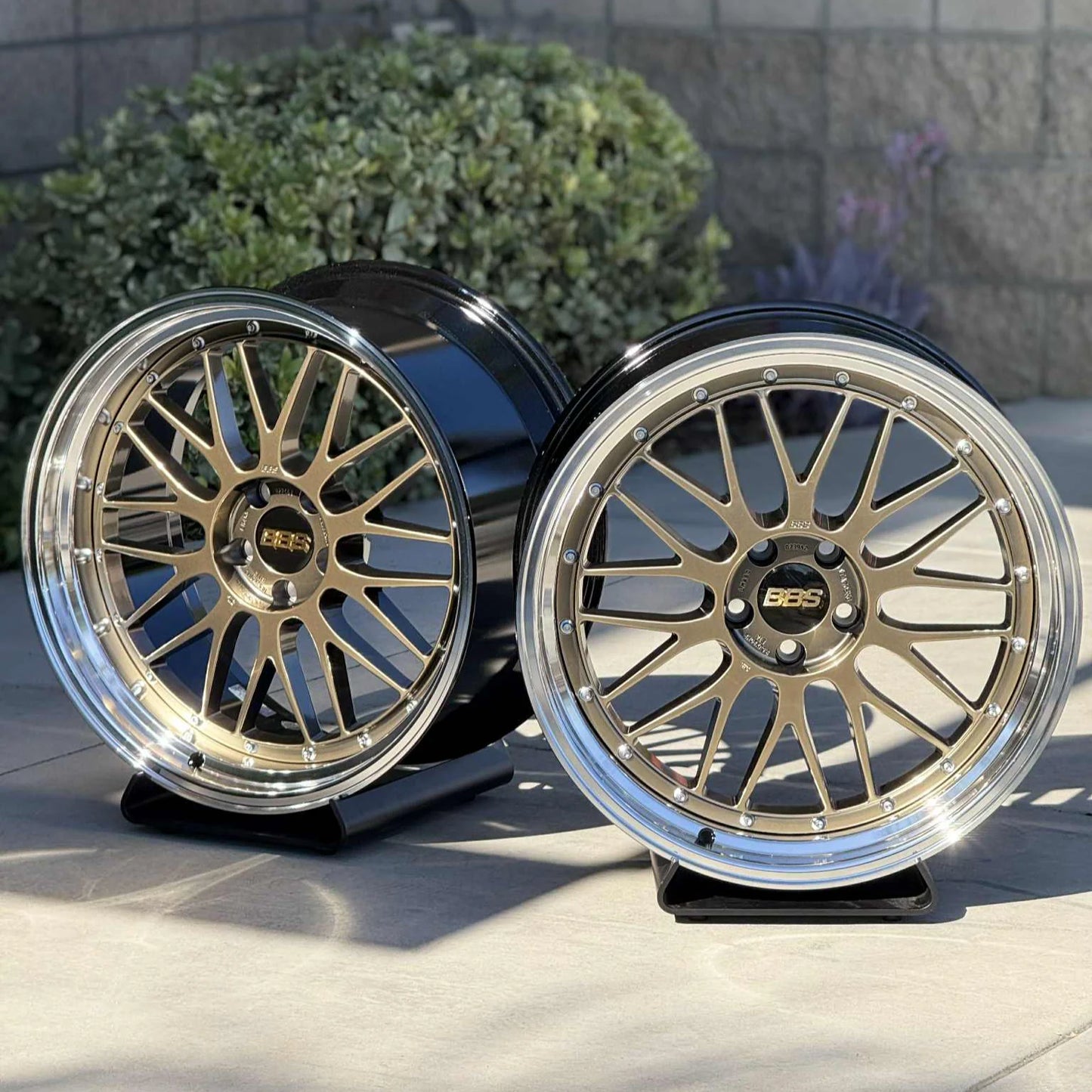 BBS LM 19x9.5 +23, 19x11 +35 5x112 Diamond Gold (SET)