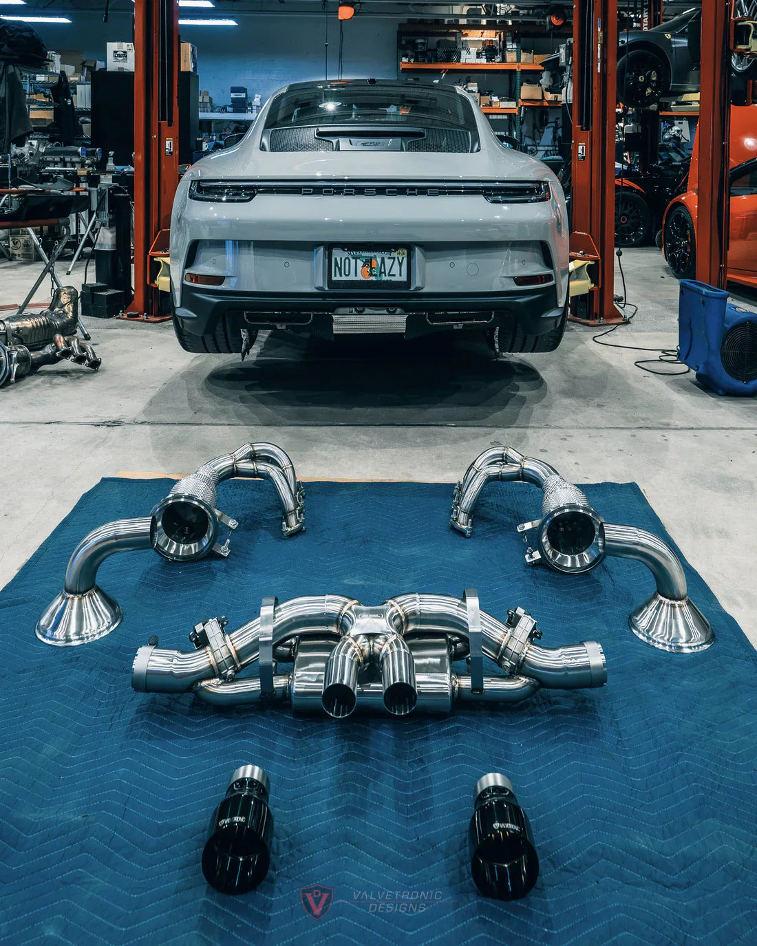 Porsche 992 GT3/RS Stainless Steel Valved Sport Exhaust System