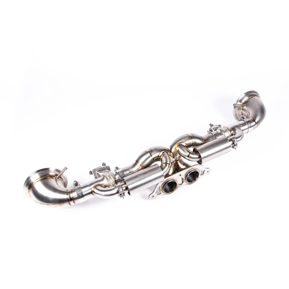 JCR | Porsche 992 GT3 / RS / ST (NON OPF) TITANIUM RACE PIPE (VALVED)