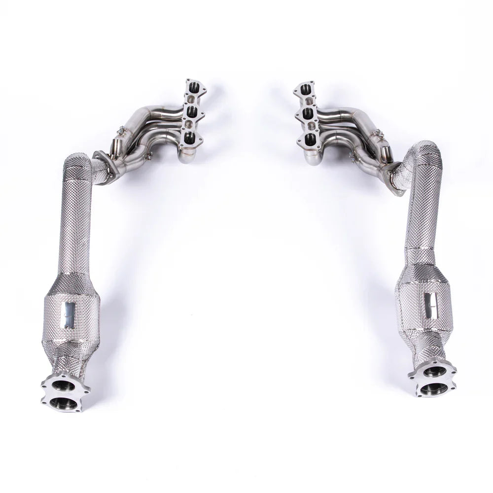 JCR | Porsche 718 GT4 / SPYDER / GTS 4.0 INCONEL RACE MANIFOLD & LINK PIPES (RACE CATS)