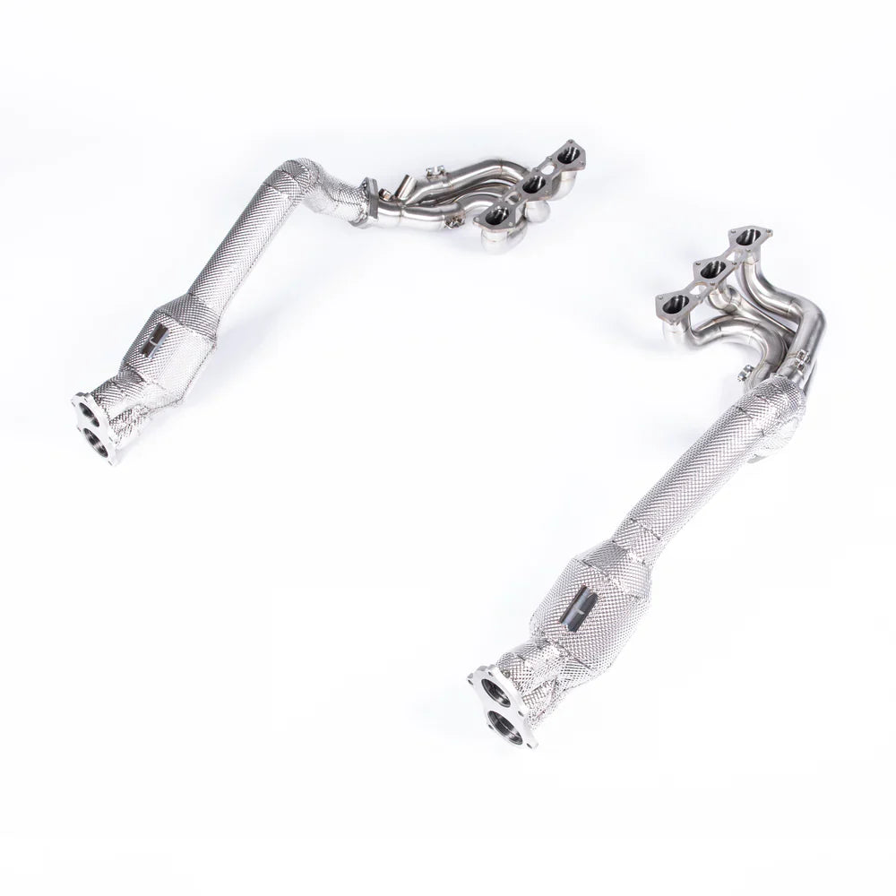 JCR | Porsche 718 GT4 / SPYDER / GTS 4.0 INCONEL RACE MANIFOLD & LINK PIPES (RACE CATS)