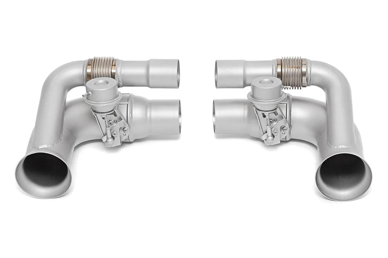 Porsche 991 GT3 / GT3 RS / 911R SOUL Valved Side Muffler Bypass Pipes