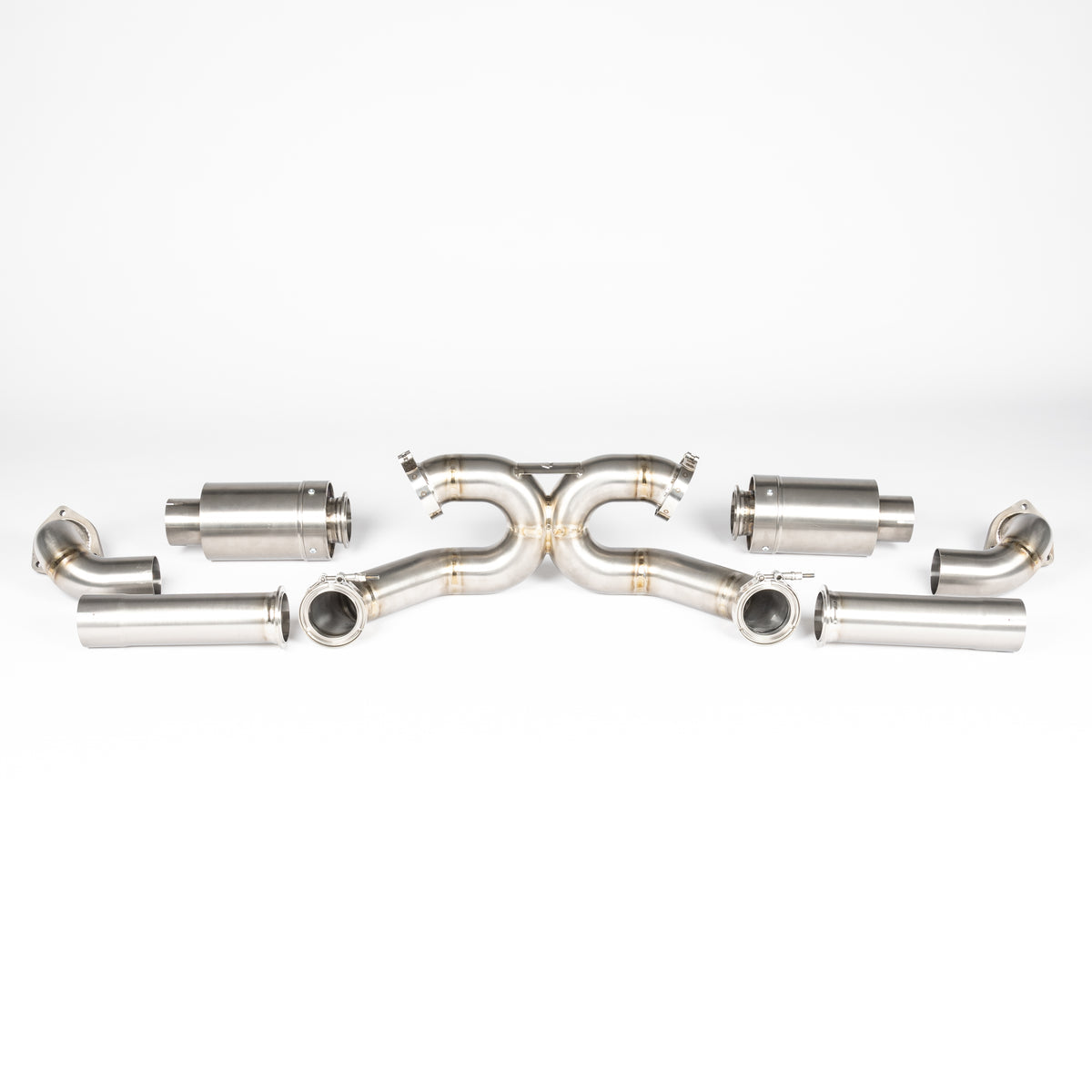 JCR | Porsche 718 GT4 RS TITANIUM RACE PIPE (FULL KIT)