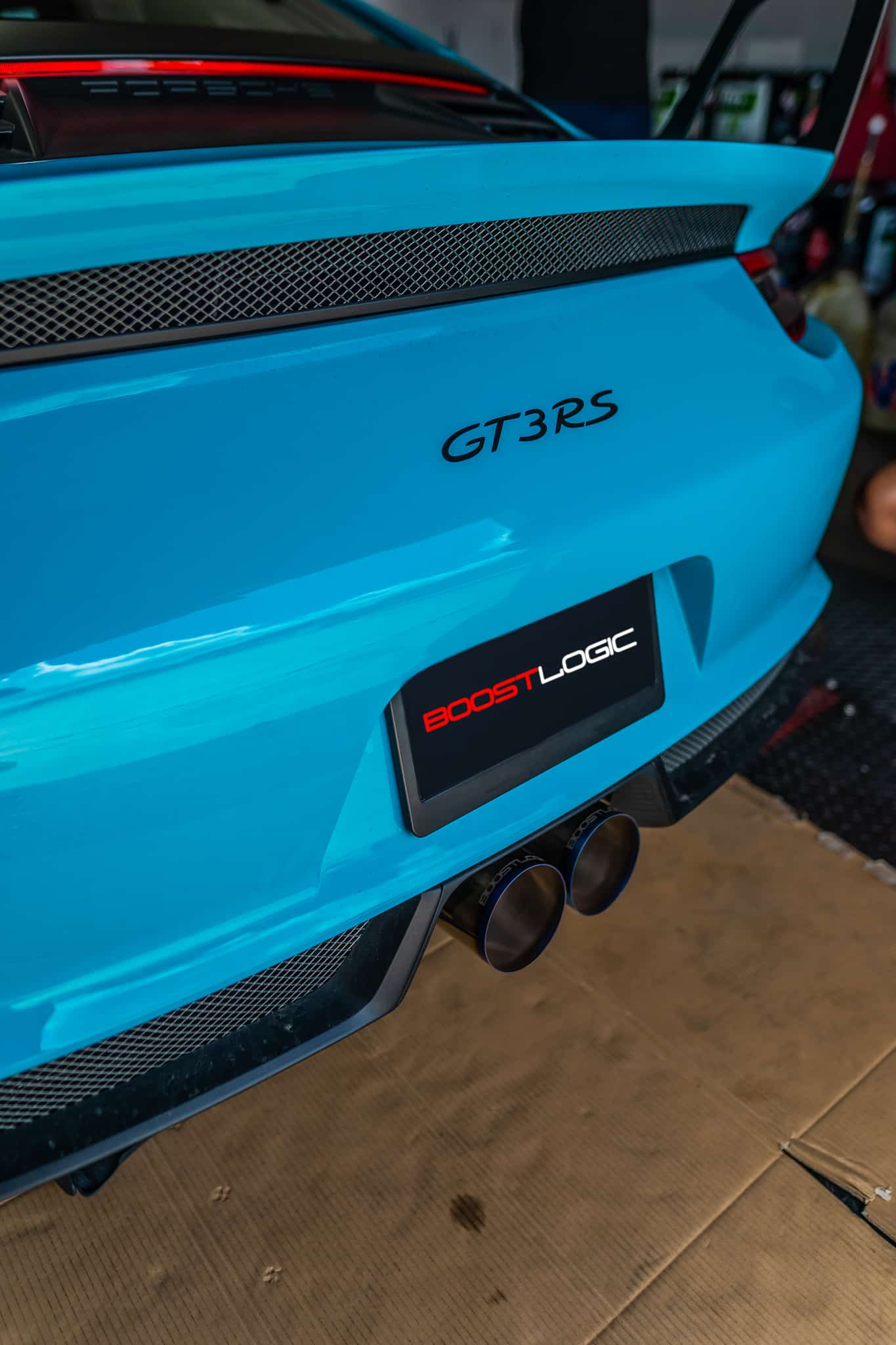 Boost Logic Titanium Center Muffler for Porsche 991 GT3