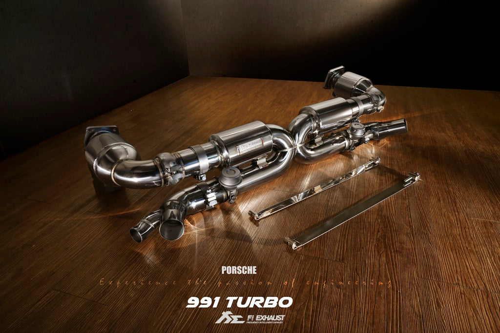 FI Exhaust | Porsche 991.1 Turbo / S | OEM Tips Compatible Version | 2013-2019