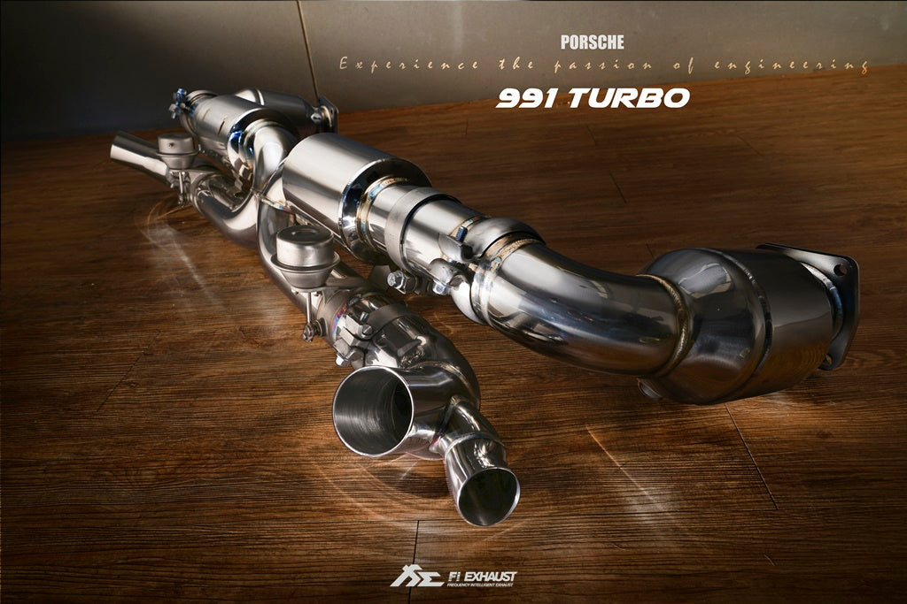 FI Exhaust | Porsche 991.1 Turbo / S | OEM Tips Compatible Version | 2013-2019