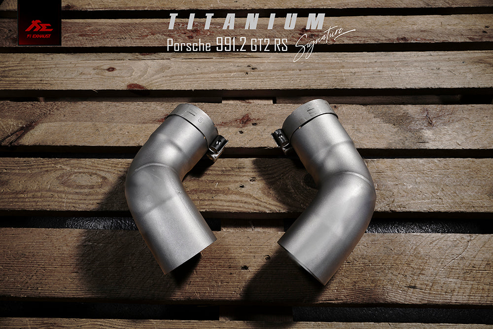 FI Exhaust | Porsche 991.2 GT2 RS | 80mm Full FI Version | Titanium Signature Series | 2017-2019