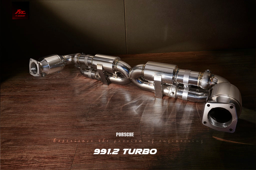 FI Exhaust | Porsche 991.2 Turbo / S | OEM Tips Compatible Version | 2013-2019