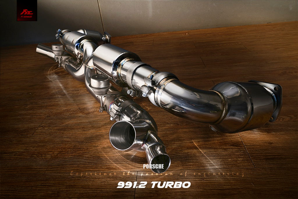 FI Exhaust | Porsche 991.2 Turbo / S | OEM Tips Compatible Version | 2013-2019