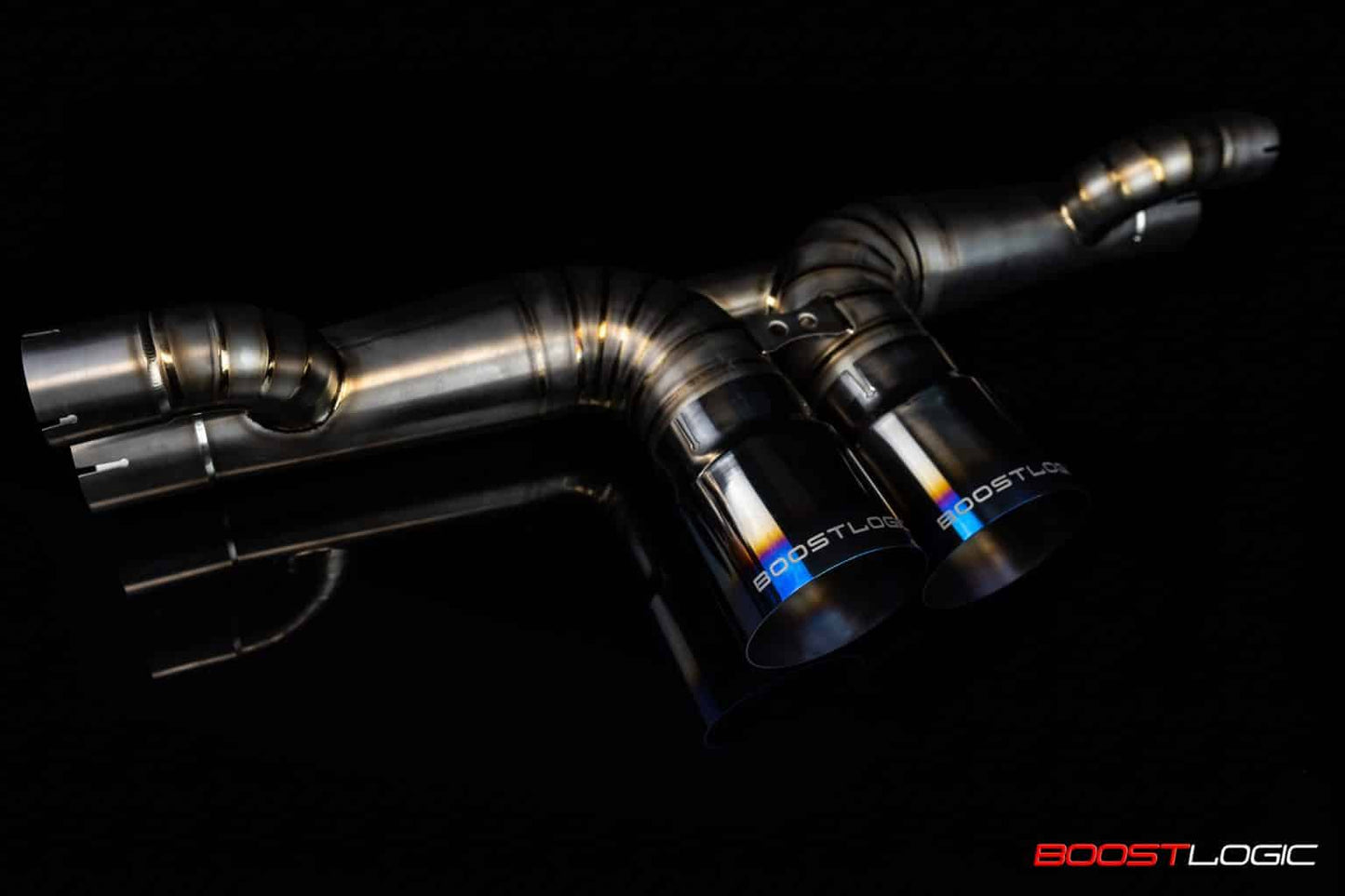 Boost Logic Titanium Center Muffler for Porsche 991 GT3
