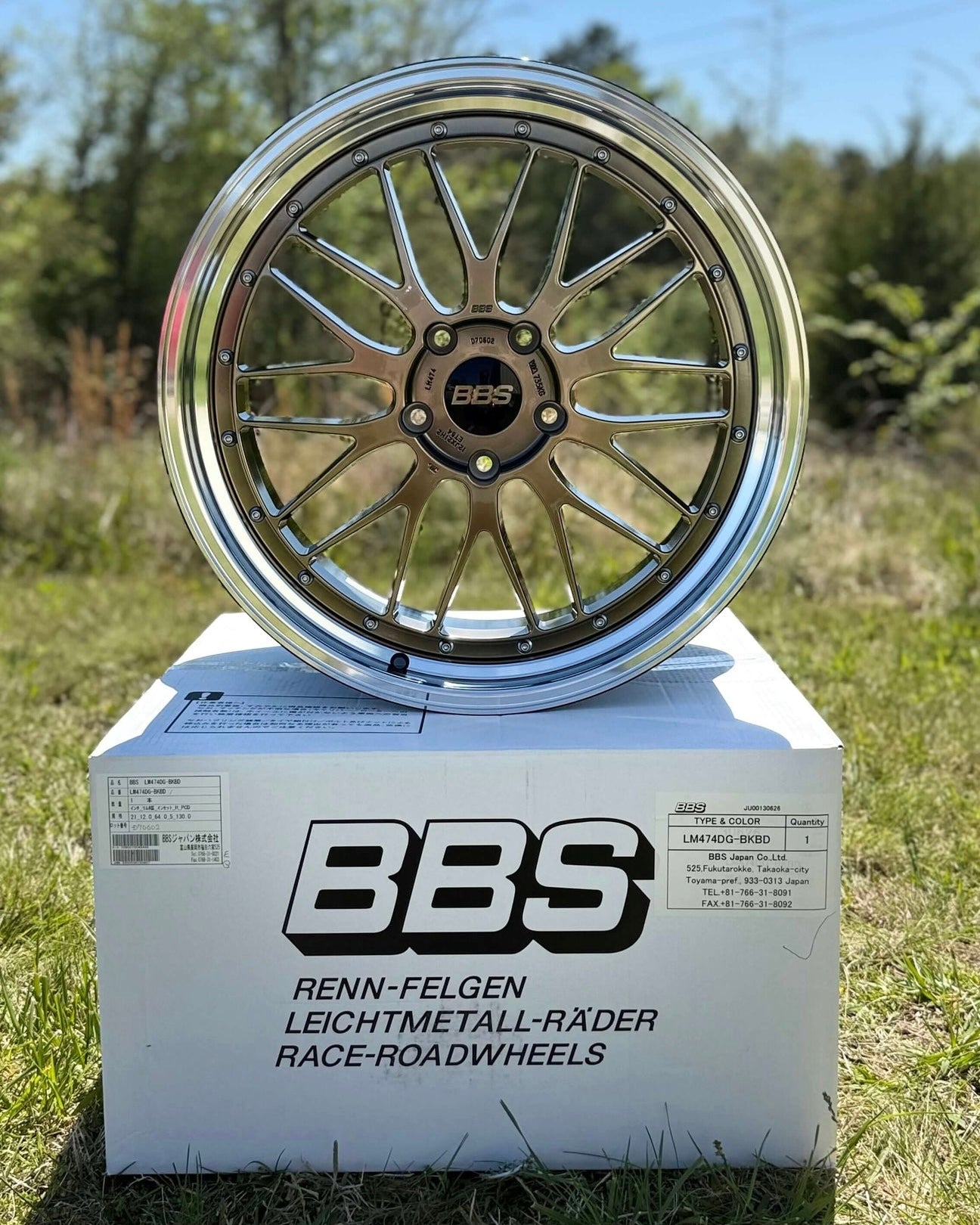 BBS LM471 / LM474 - 20"/21" Staggered - 5x130
