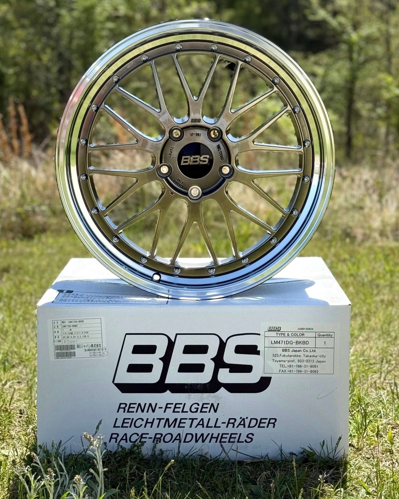 BBS LM471 / LM474 - 20"/21" Staggered - 5x130