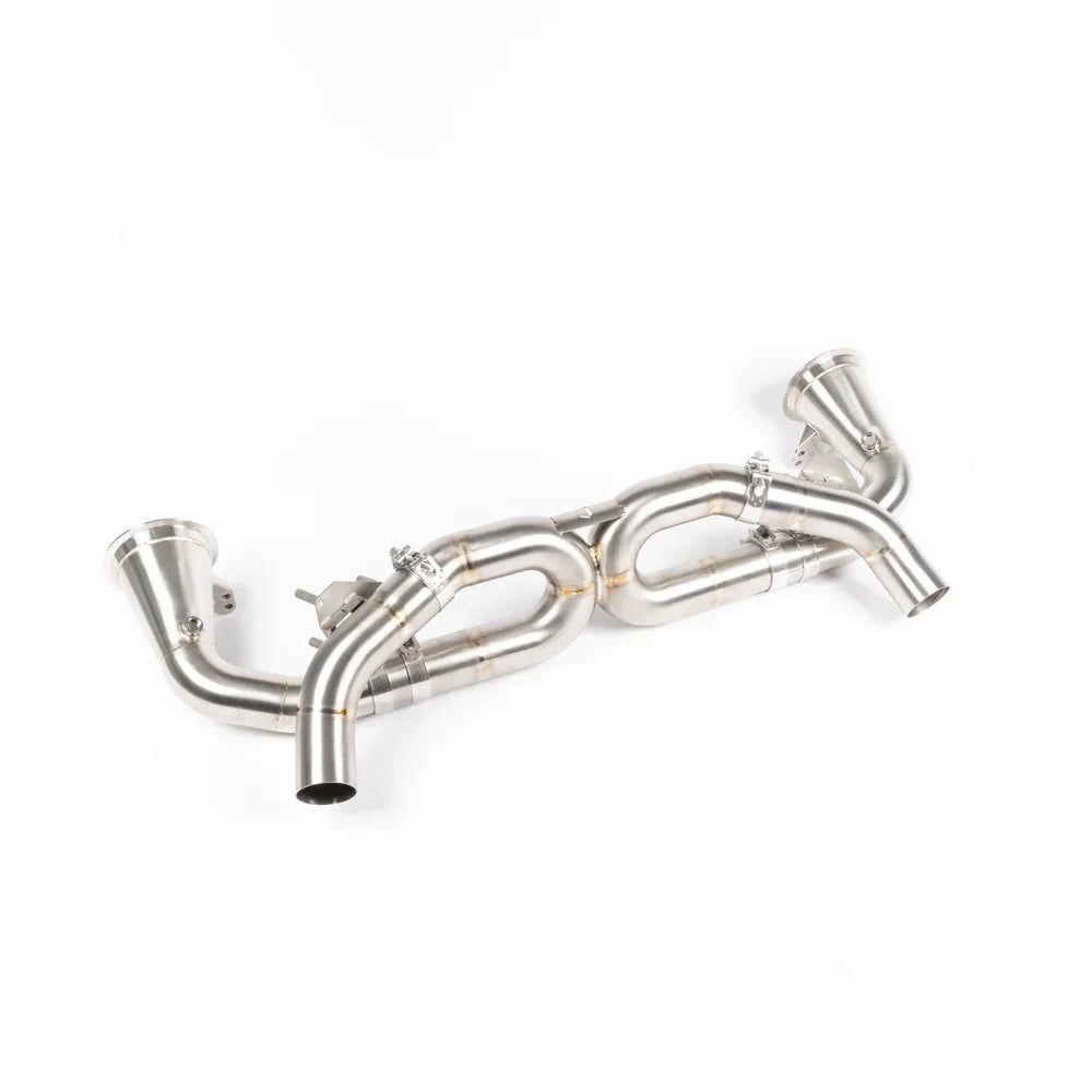 JCR | Porsche 992 CARRERA / TURBO TITANIUM RACE PIPE (NON SILENCED / CAT DELETES)