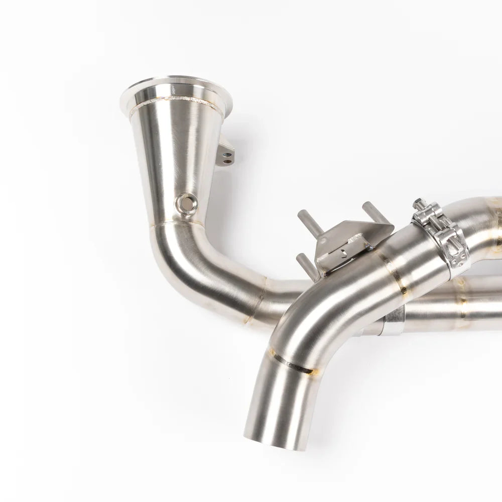 JCR | Porsche 992 CARRERA / TURBO TITANIUM RACE PIPE (NON SILENCED / CAT DELETES)