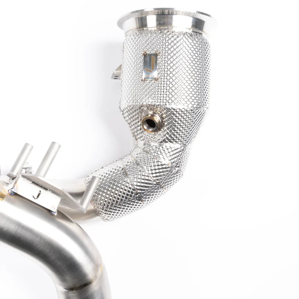JCR | Porsche 992 CARRERA / TURBO TITANIUM RACE PIPE (NON SILENCED / HEAT SHIELDED RACE CATS)