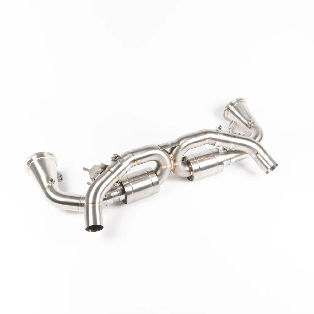 JCR | Porsche 992 CARRERA / TURBO TITANIUM RACE PIPE (SILENCED / CAT DELETES)