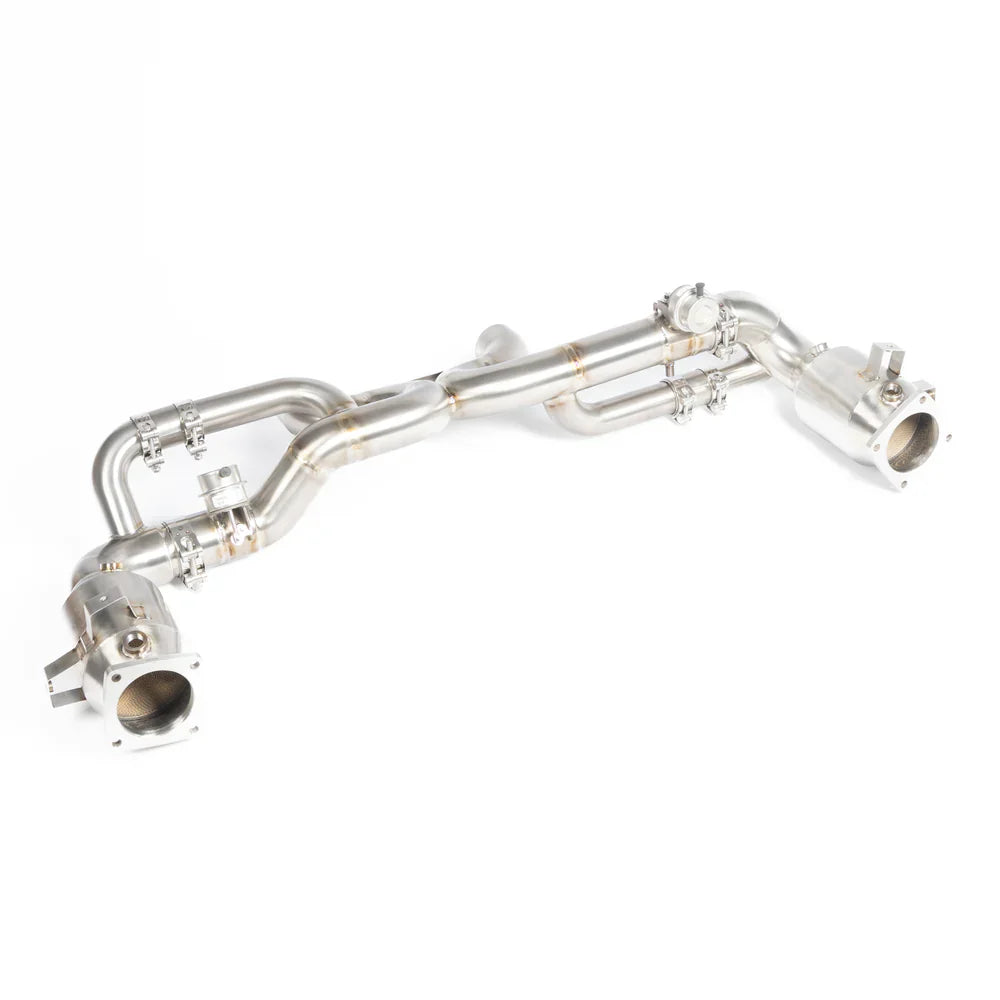 JCR | Porsche 991.2 CARRERA / S / GTS TITANIUM VALVED RACE PIPE (RACE CATS)