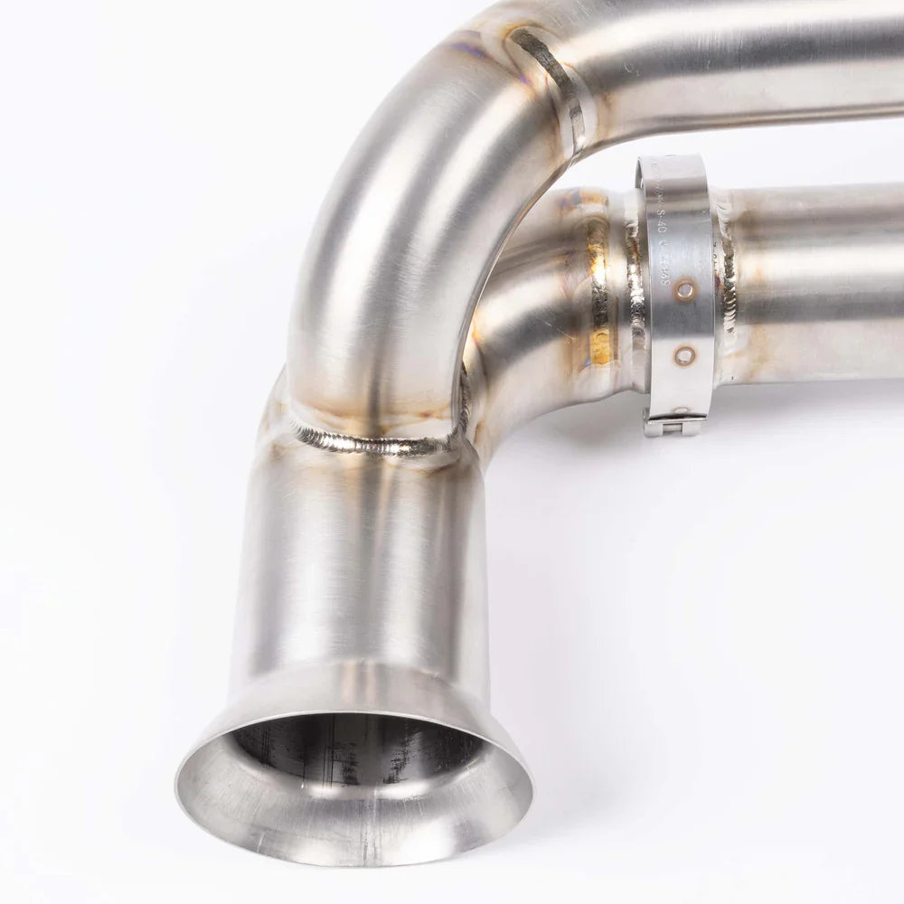 JCR | Porsche 991 / 997 GT3 TITANIUM SIDE SILENCER BYPASS (NON VALVED)