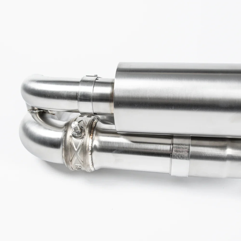JCR | Porsche 991 / 997 GT3 TITANIUM SUPERLIGHT RACE PIPE (VALVED)