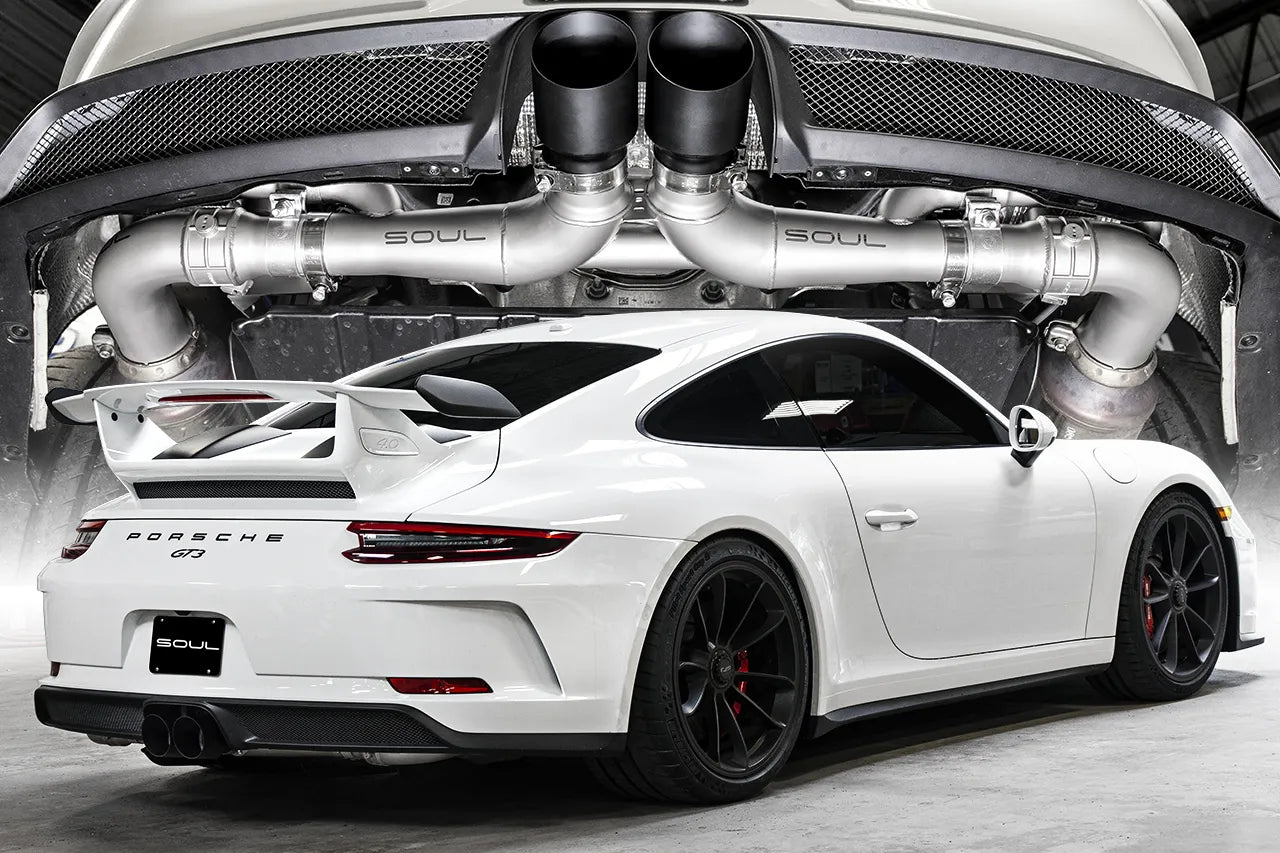 Porsche 991 GT3 / GT3 RS / 911R SOUL Modular Competition (Valved) Exhaust Package