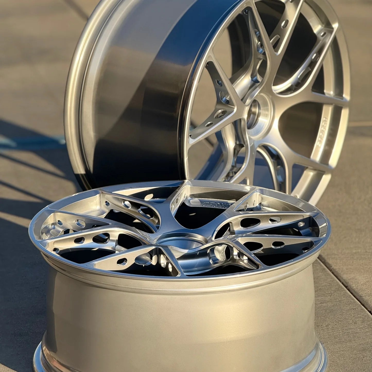 BBS FI-R Evo 20x9.5 +44, 21x12 +70 CL Diamond Silver (SET)