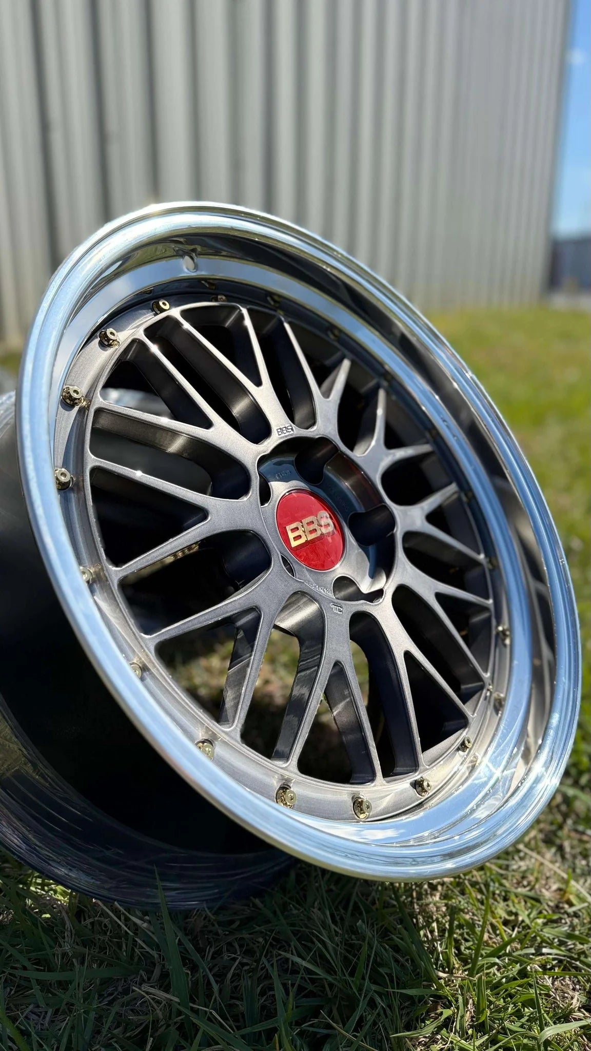 BBS LM227 / LM228 - 19" Staggered - 5x120 (3-piece) (Brushed)