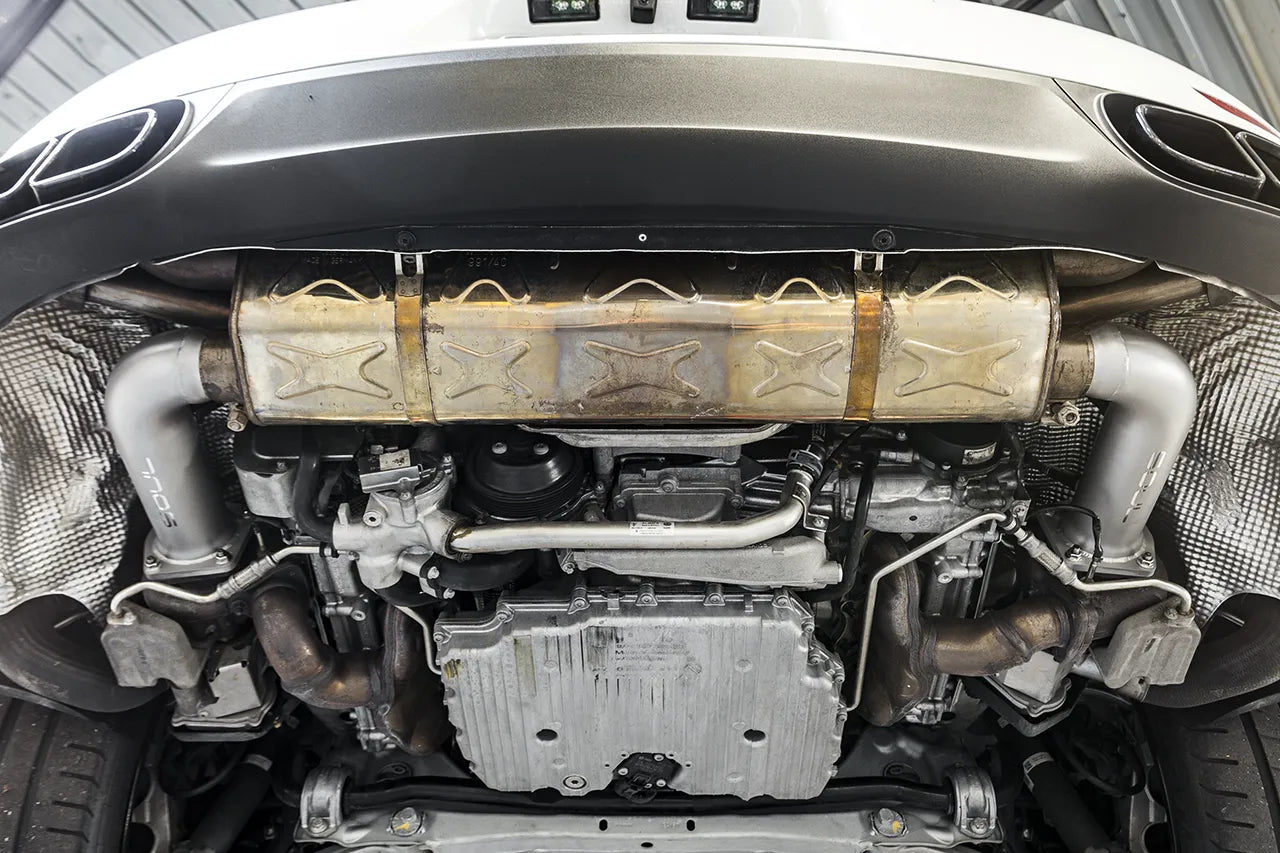 Porsche 991 Turbo Cat Bypass Pipes