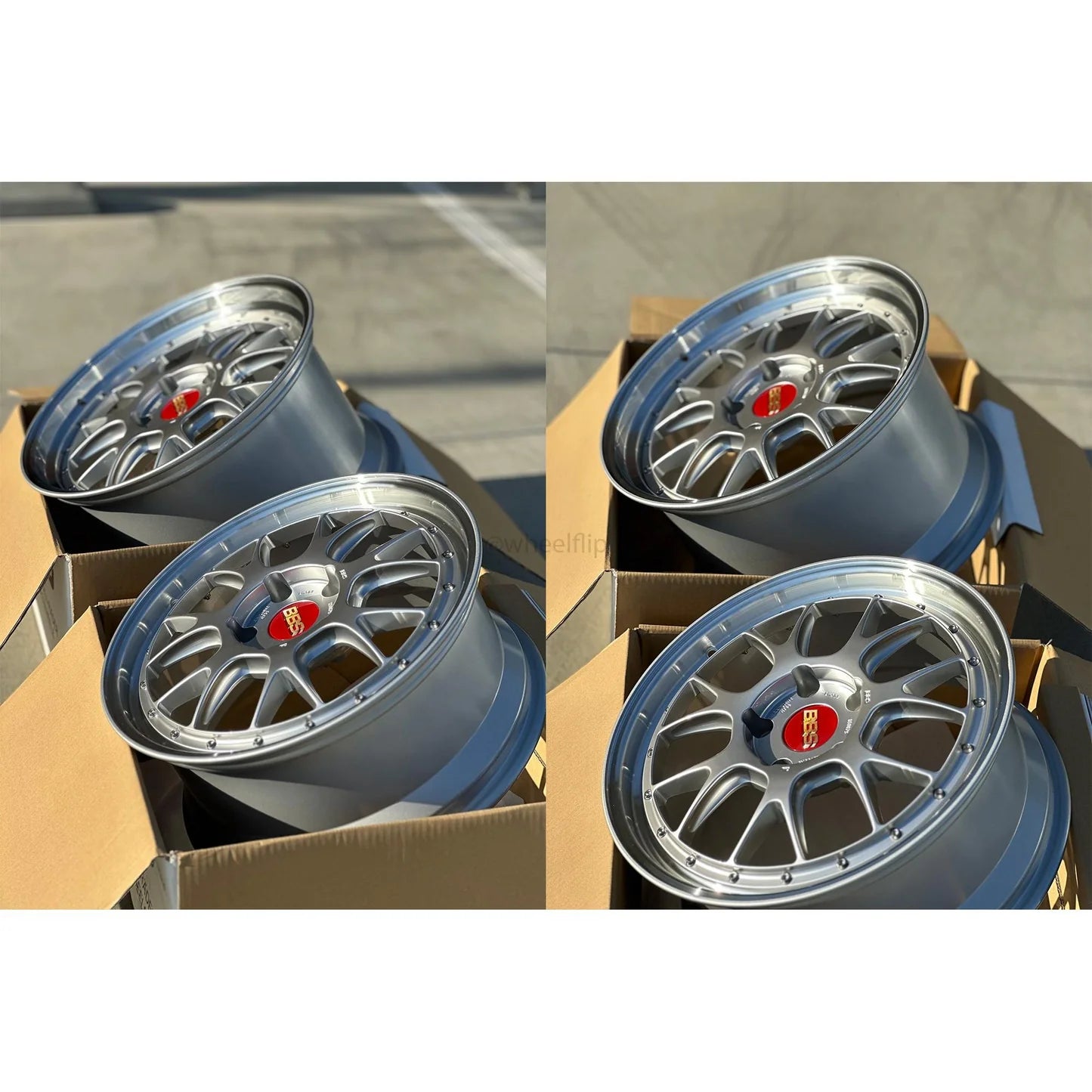 BBS LM-R 19x8.5 +55, 19x11 +63 5x130 Diamond Silver (SET)