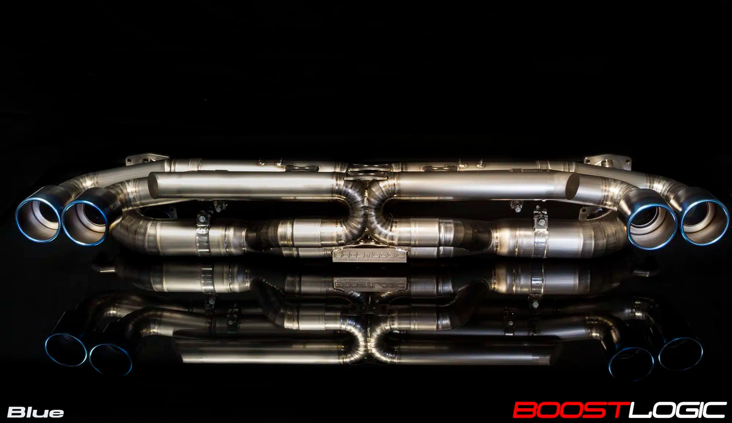 Boost Logic Porsche 991 Turbo Titanium Exhaust