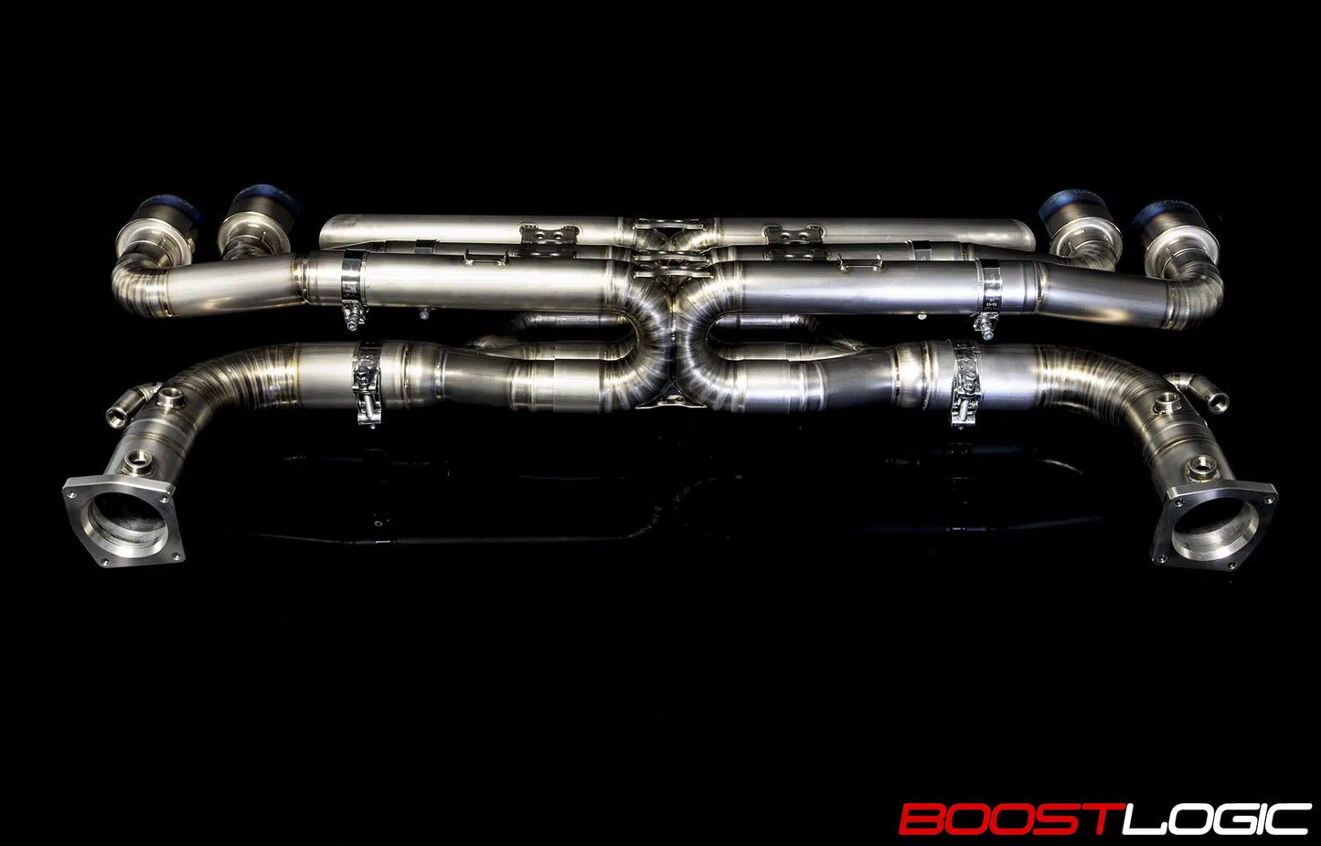 Boost Logic Porsche 991 Turbo Titanium Exhaust