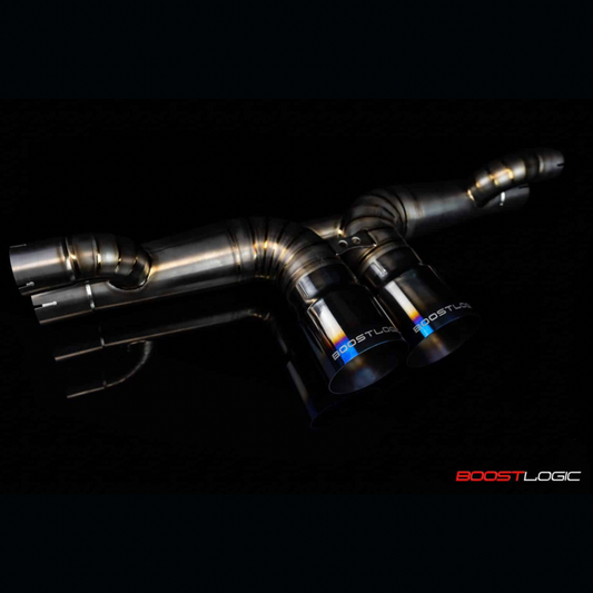 Boost Logic Titanium Center Muffler for Porsche 991 GT3