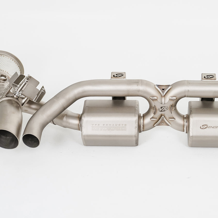 VF Engineering | TITANIUM VALVED CATBACK EXHAUST SYSTEM - 2019-2024 PORSCHE 911 CARRERA (C2/C4/C2S/C4S/GTS)