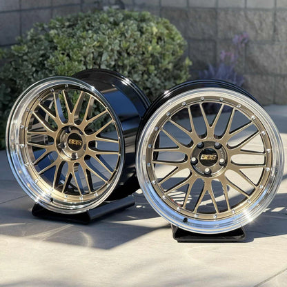 BBS LM 19x9.5 +23, 19x11 +35 5x112 Diamond Gold (SET)