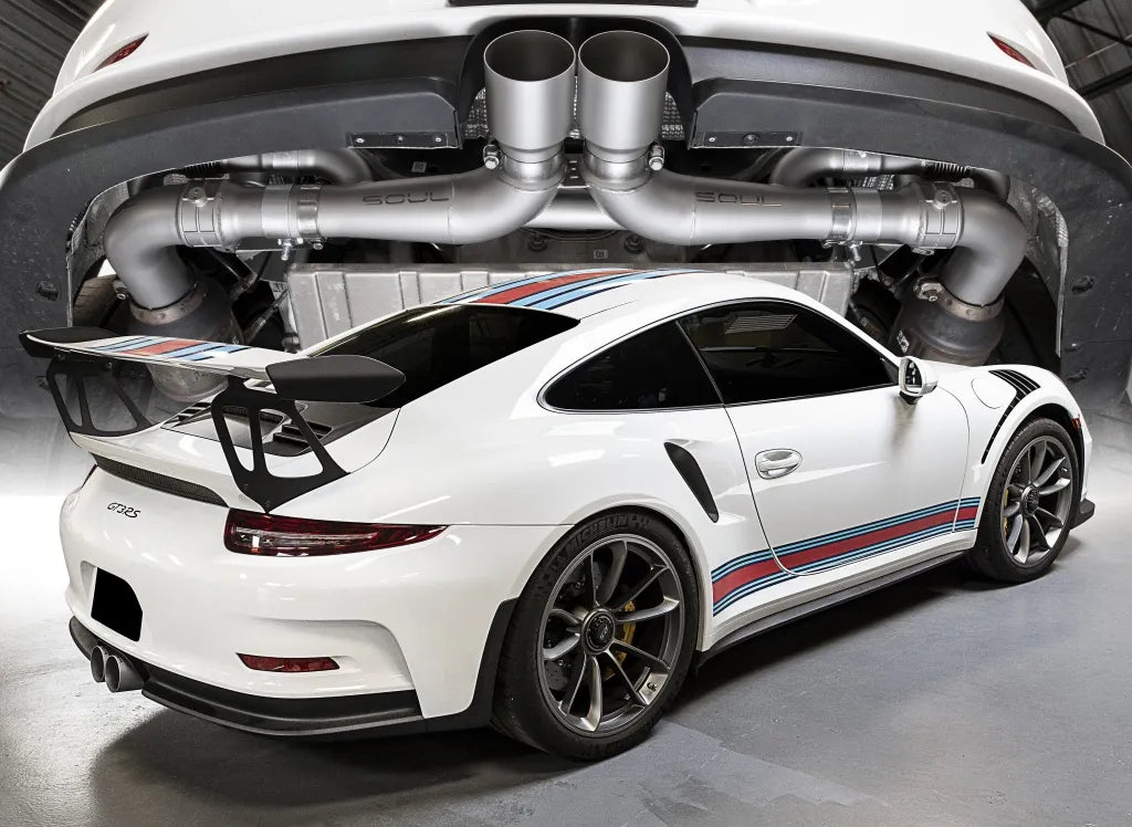 Porsche 991 GT3 / GT3 RS / 911R SOUL Modular Competition (Non-Valved) Exhaust Package