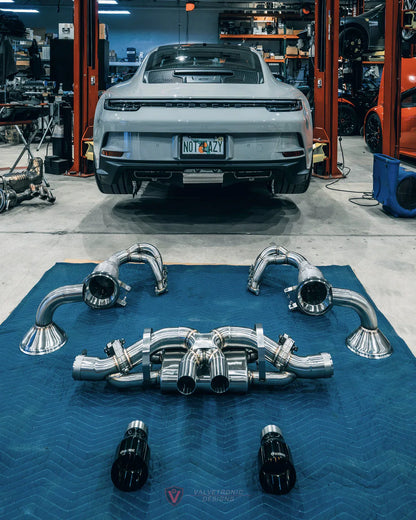 Porsche 992 GT3/RS Stainless Steel Valved Sport Exhaust System