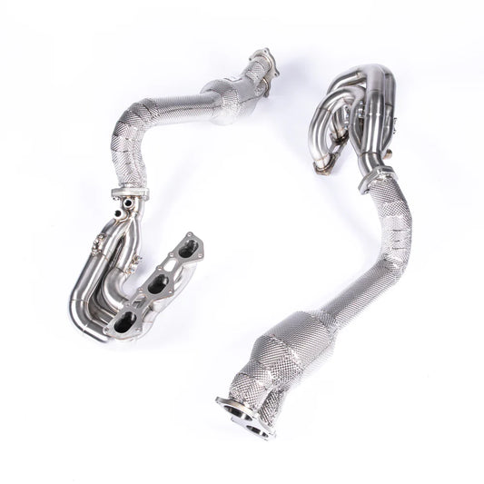 JCR | Porsche 718 GT4 / SPYDER / GTS 4.0 INCONEL RACE MANIFOLD & LINK PIPES (RACE CATS)