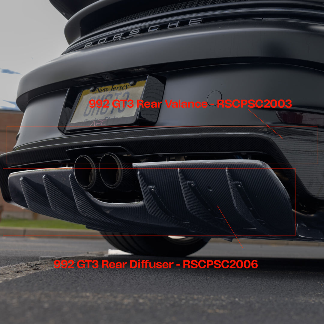 RSC | CARBON FIBER REAR VALANCE | PORSCHE 992 GT3
