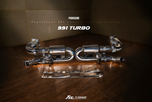 FI Exhaust | Porsche 991.1 Turbo / S | OEM Tips Compatible Version | 2013-2019