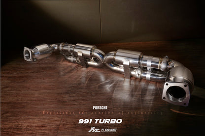 FI Exhaust | Porsche 991.1 Turbo / S | OEM Tips Compatible Version | 2013-2019