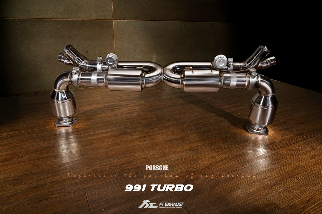 FI Exhaust | Porsche 991.1 Turbo / S | OEM Tips Compatible Version | 2013-2019