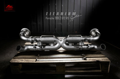 FI Exhaust | Porsche 991.2 GT2 RS | 80mm Full FI Version | Titanium Signature Series | 2017-2019