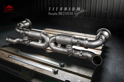 FI Exhaust | Porsche 991.2 GT2 RS | 80mm Full FI Version | Titanium Signature Series | 2017-2019