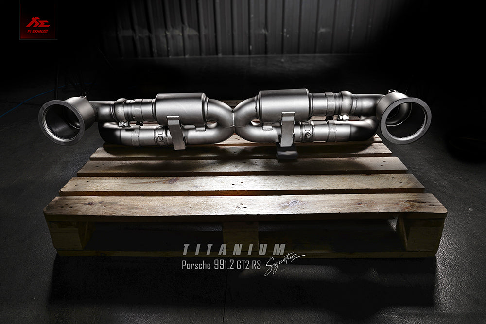 FI Exhaust | Porsche 991.2 GT2 RS | 80mm Full FI Version | Titanium Signature Series | 2017-2019