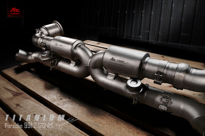 FI Exhaust | Porsche 991.2 GT2 RS | 80mm Full FI Version | Titanium Signature Series | 2017-2019