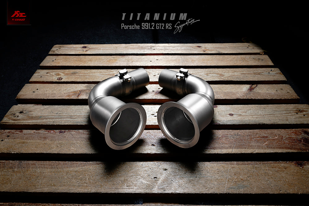 FI Exhaust | Porsche 991.2 GT2 RS | 80mm Full FI Version | Titanium Signature Series | 2017-2019