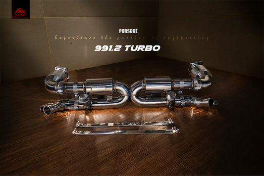 FI Exhaust | Porsche 991.2 Turbo / S | OEM Tips Compatible Version | 2013-2019