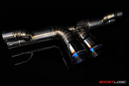 Boost Logic Titanium Center Muffler for Porsche 991 GT3