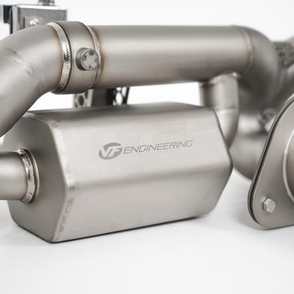 VF Engineering | TITANIUM VALVED CATBACK EXHAUST SYSTEM - 2019-2024 PORSCHE GT3/GT3RS