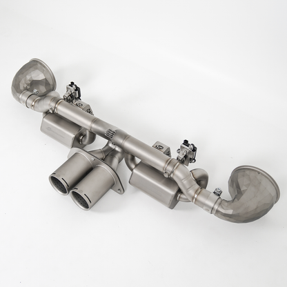 VF Engineering | TITANIUM VALVED CATBACK EXHAUST SYSTEM - 2019-2024 PORSCHE GT3/GT3RS